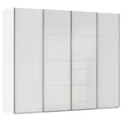 Schwebet&uuml;renschrank in Wei&szlig;