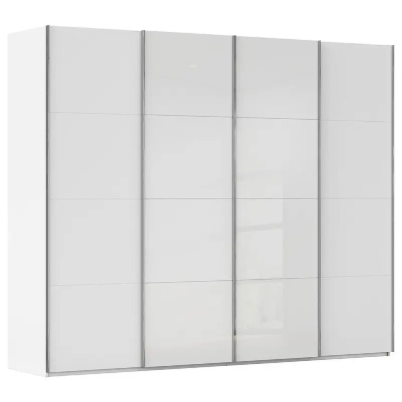 Schwebet&uuml;renschrank in Wei&szlig;