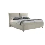 XXXLutz Lauterach - Ihr M&ouml;belhaus bei Bregenz Polsterbett Matratze, gepolstertes Kopfteil, Lattenrost, Bettkasten Ecru 200/200 cm