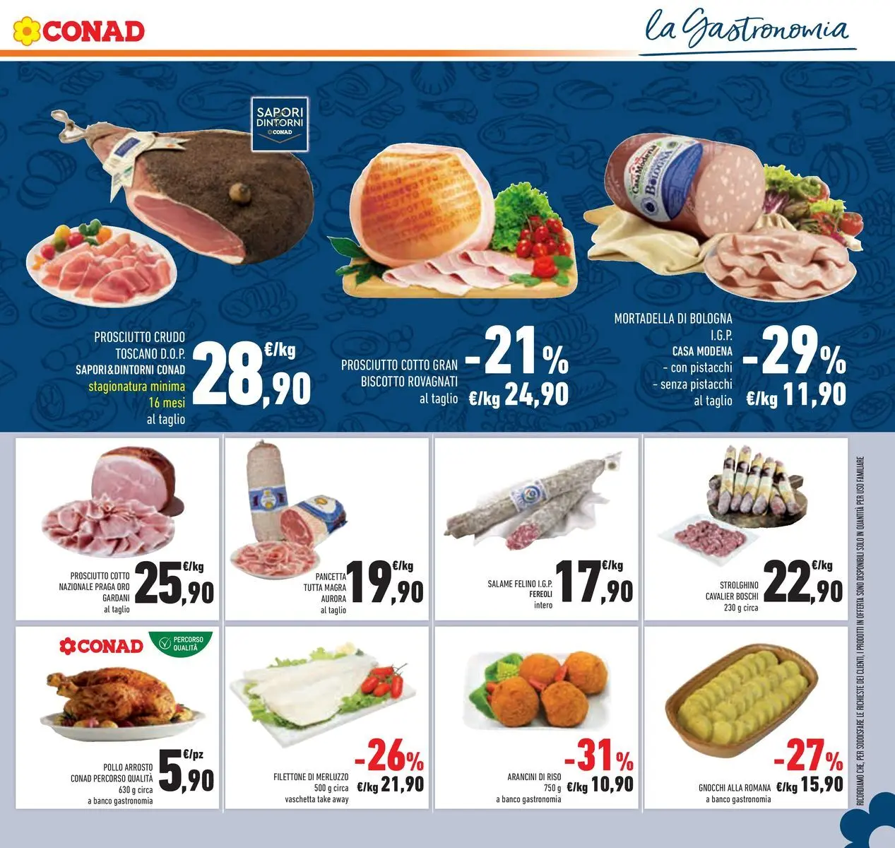 Volantino Conad dal 25/02/2026 > Anteprima | Pagina: 13 | Prodotti: Arrosto, Prosciutto Cotto, Pollo, Prosciutto