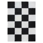 XXXLutz Lauterach - Ihr M&ouml;belhaus bei Bregenz Hochflorteppich 140/200 cm Milano Schwarz, Wei&szlig;