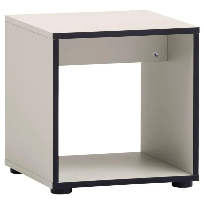 Hocker in Holzwerkstoff Beige