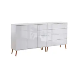 Sideboard Mailand Set 9 + HF in 184,5/86/33 cm