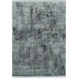 Vintage-Teppich 67/130 cm Grau