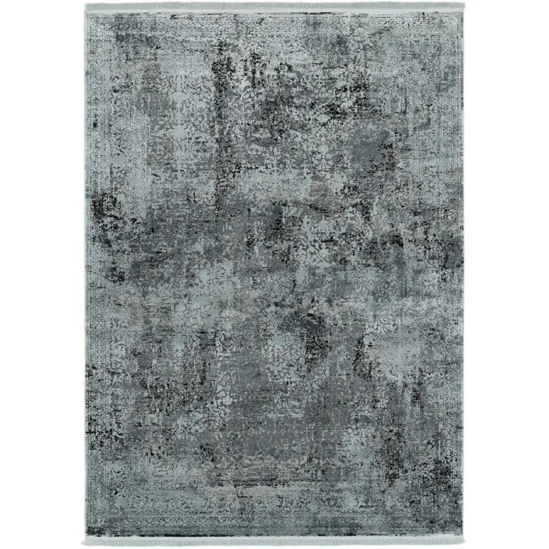 Vintage-Teppich 67/130 cm Grau