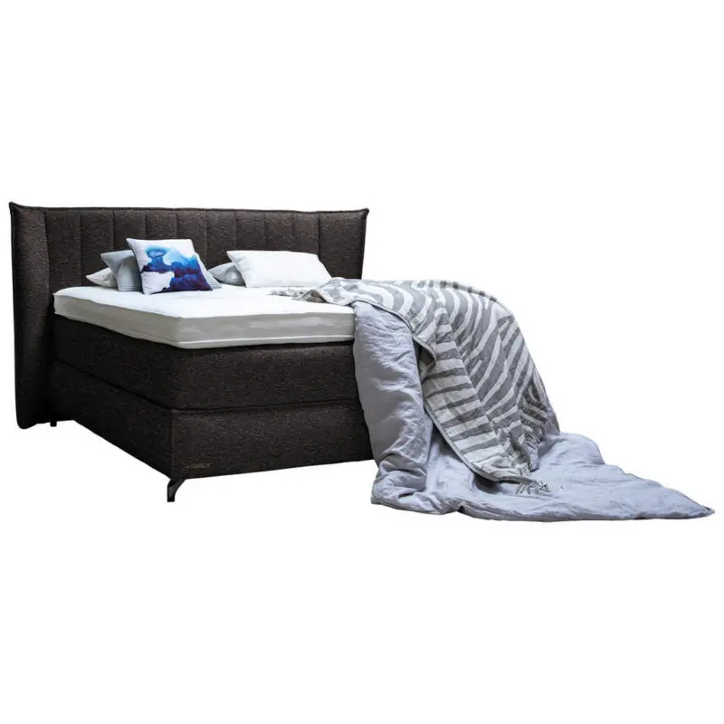 Boxspringbett 160/200 cm in Dunkelbraun