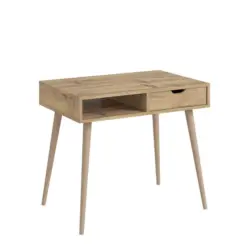 Schreibtisch 90/60/80 cm in Nussbaumfarben