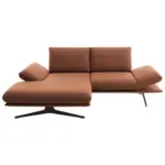 XXXLutz Lauterach - Ihr M&ouml;belhaus bei Bregenz Ecksofa in Flachgewebe Cognac 155/234 cm