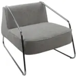 XXXLutz Lauterach - Ihr M&ouml;belhaus bei Bregenz Designsessel in Webstoff Beige