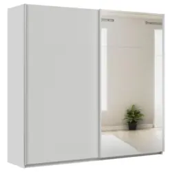 Schwebet&uuml;renschrank in Seidengrau