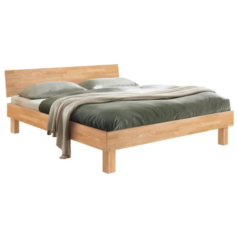 Bett 100/200 cm in Eiche Bianco