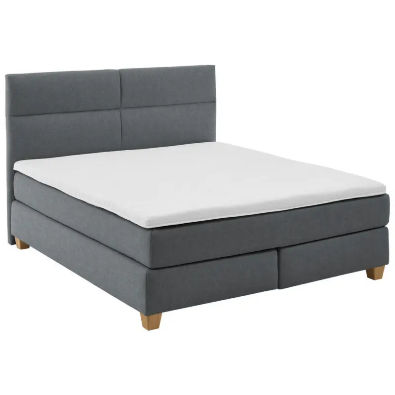 Boxspringbett 180/200 cm in Anthrazit