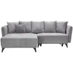 XXXLutz Lauterach - Ihr M&ouml;belhaus bei Bregenz Ecksofa in Chenille Grau 172/255 cm