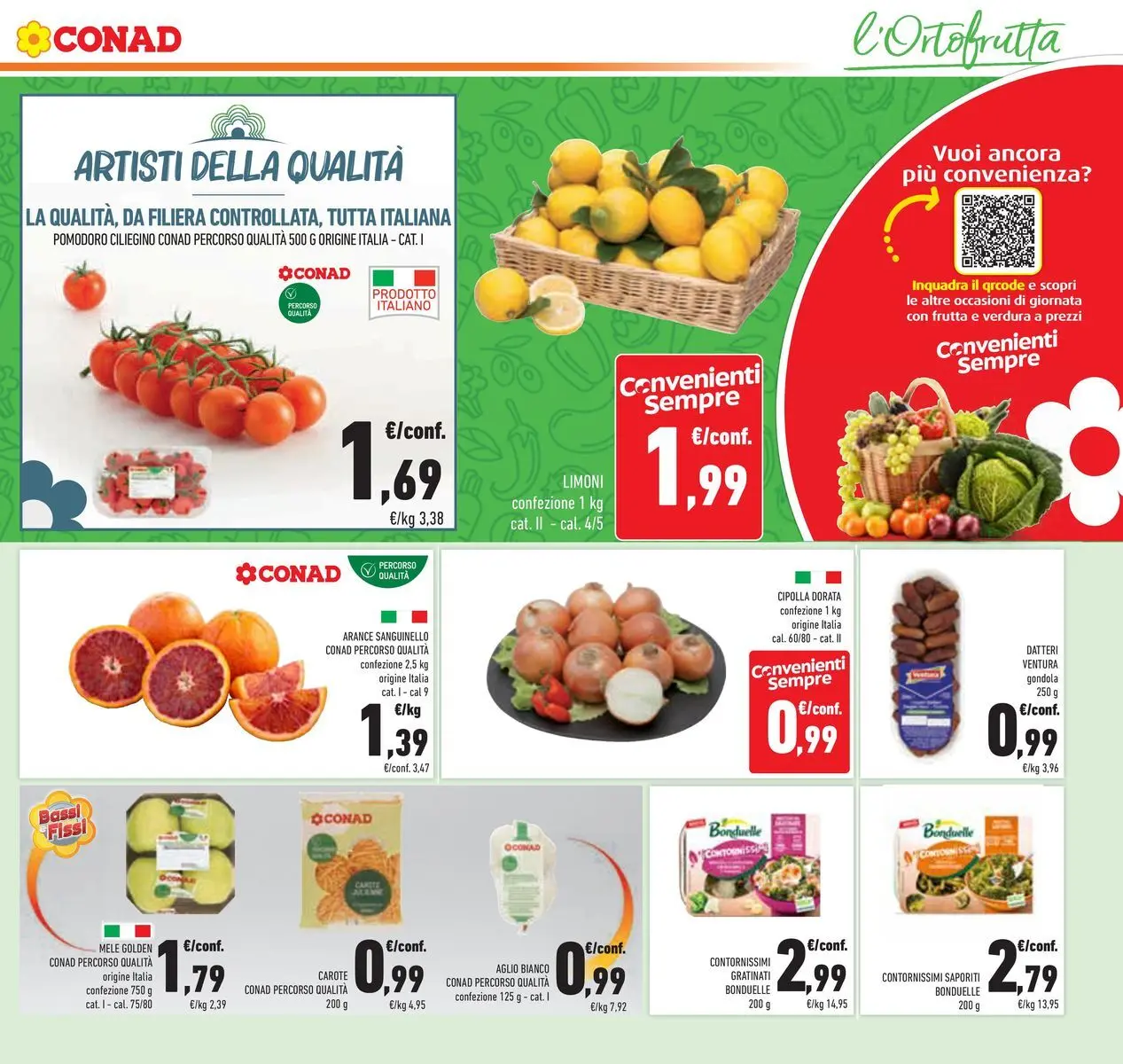 Volantino Conad dal 25/02/2026 > Anteprima | Pagina: 9 | Prodotti: Mele, Frutta, Pomodoro, Aglio