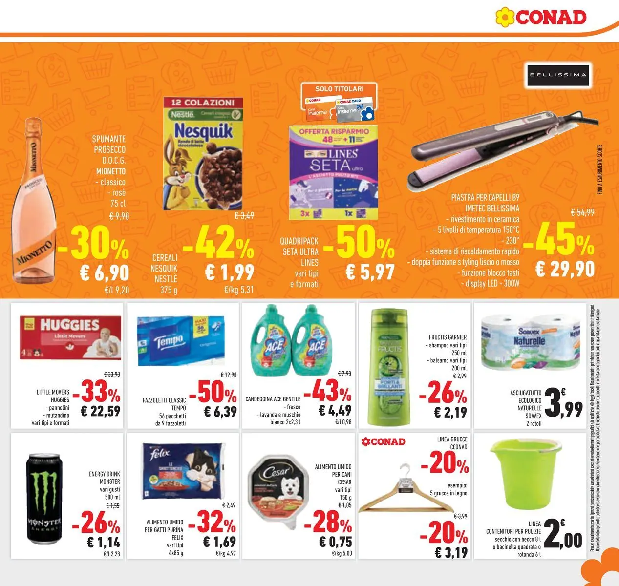 Volantino Conad dal 25/02/2026 > Anteprima | Pagina: 21 | Prodotti: Shampoo, Secchio, Asciugatutto, Lavanda