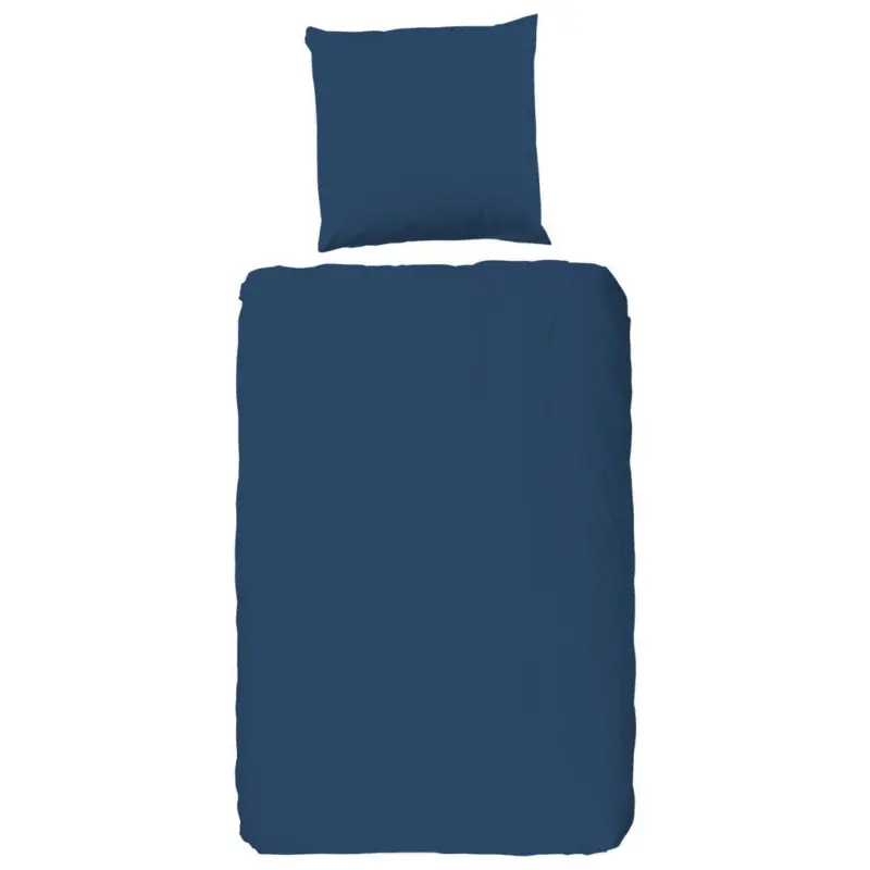Bettw&auml;sche Uni Denim Renforc&eacute; 135/200 cm