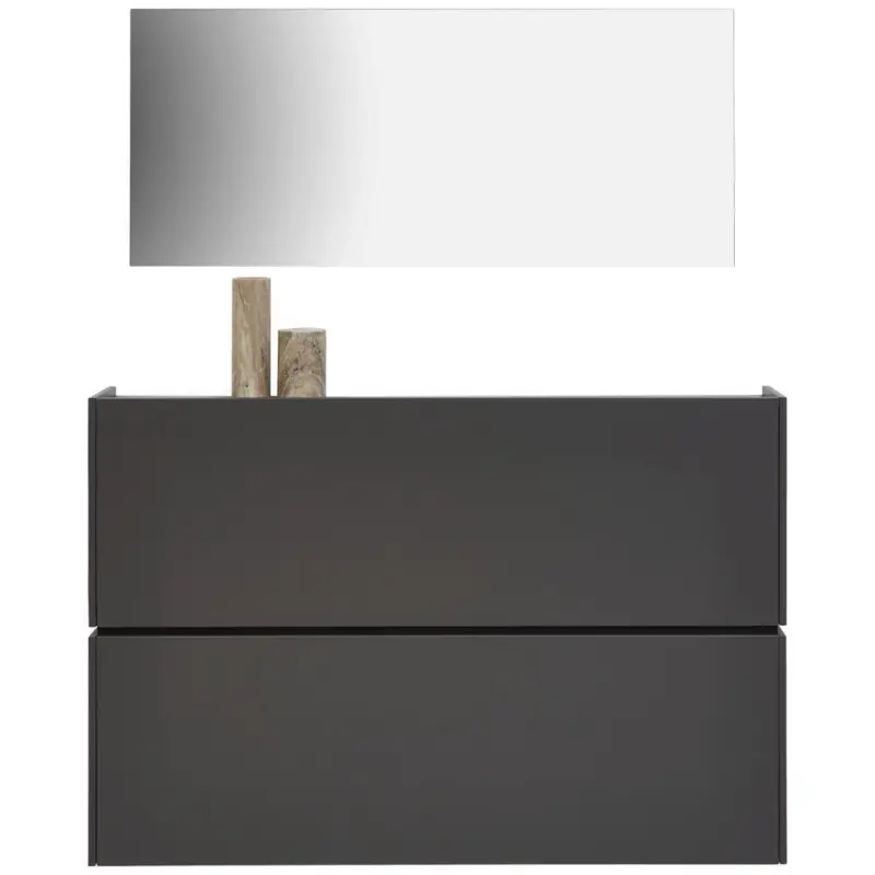 Garderobe 2-teilig in 140/200/22 cm