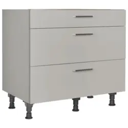 Kochfeldumbauschrank 90/87/56 cm in Grau