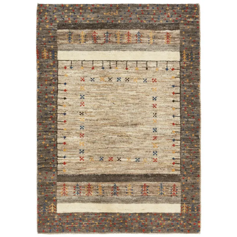 Orientteppich 90/160 cm Irgendwo Nirgendwo Beige