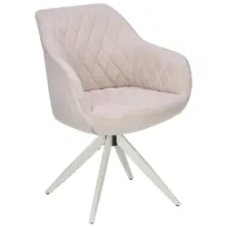 Armlehnstuhl Sitzfl&auml;che 360&deg; drehbar Webstoff