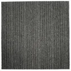 Teppichfliese Astra Stripe 478 50/50 cm in Grau