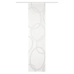 Fl&auml;chenvorhang in Grau halbtransparent