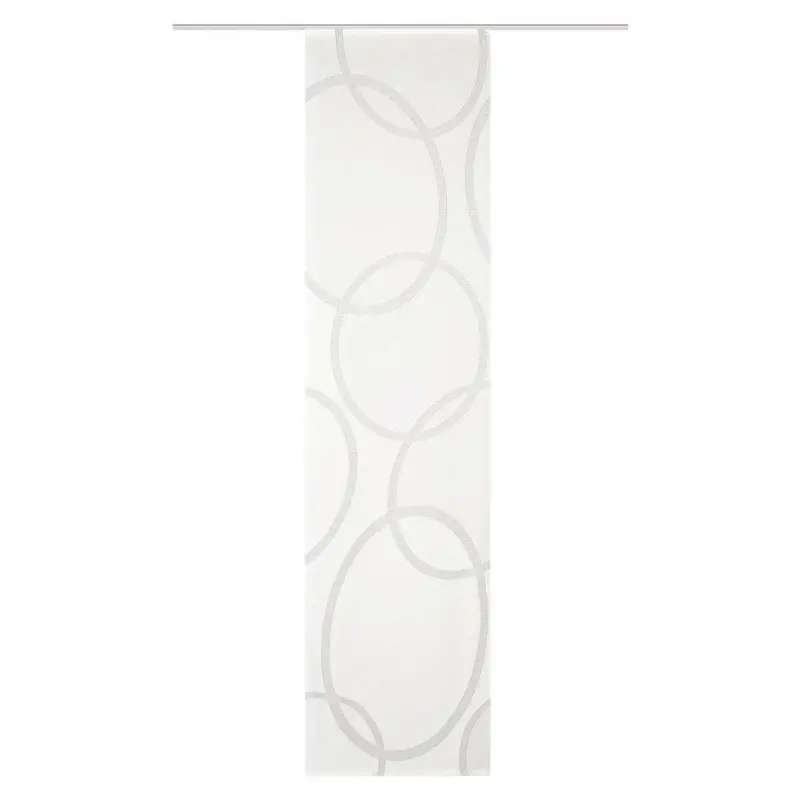 Fl&auml;chenvorhang in Grau halbtransparent