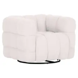 Sessel in Flachgewebe Wei&szlig;