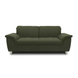 2-Sitzer-Sofa in Webstoff Gr&uuml;n