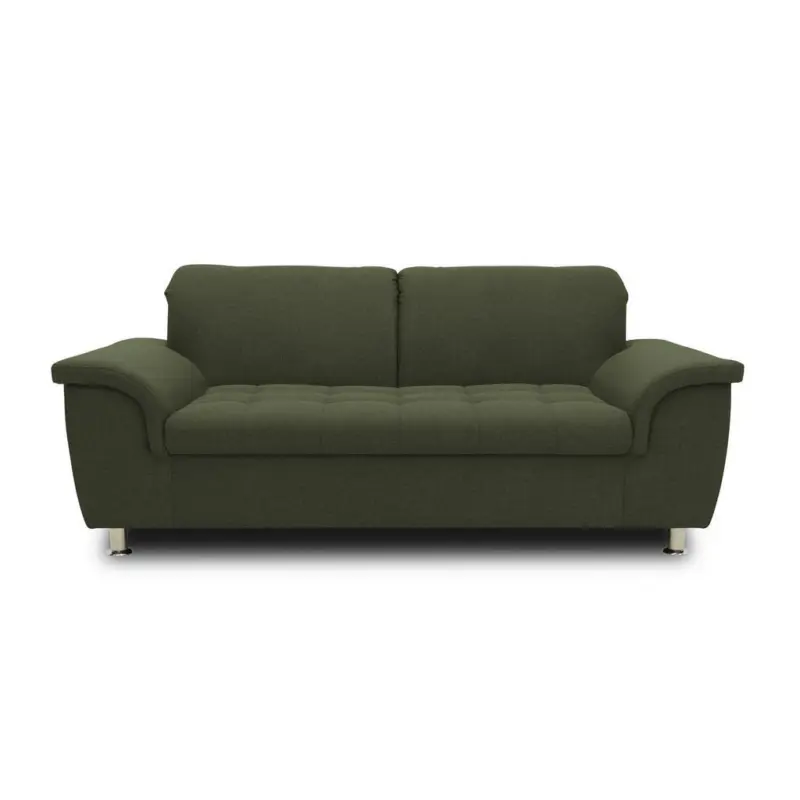 2-Sitzer-Sofa in Webstoff Gr&uuml;n