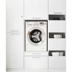 Hauswirtschaftsraum 167,4/200/67,6 cm in Wei&szlig;