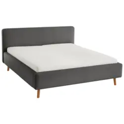Polsterbett Anthrazit 180/200 cm