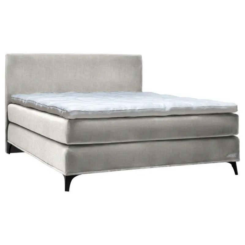 Boxspringbett 160/200 cm in Greige