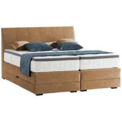 Boxspringbett 160/200 cm in Goldfarben