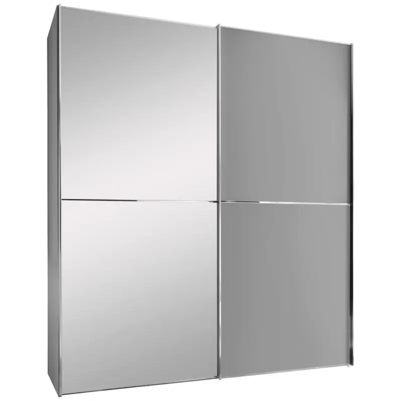 Schwebet&uuml;renschrank in Hellgrau