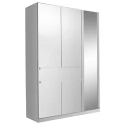 Kleiderschrank in Wei&szlig;