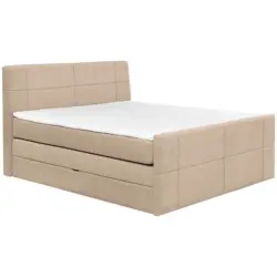 Boxspringbett 160/200 cm in Beige