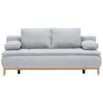 XXXLutz Lauterach - Ihr M&ouml;belhaus bei Bregenz Boxspringsofa in Webstoff Hellgrau Skandinavisch