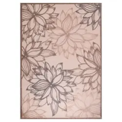 L&auml;ufer 80/200 cm Floral Creme, Beige