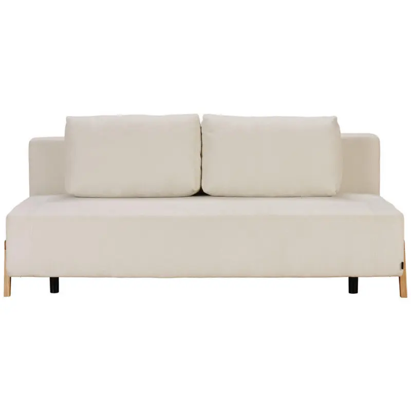 Schlafsofa in Chenille Creme