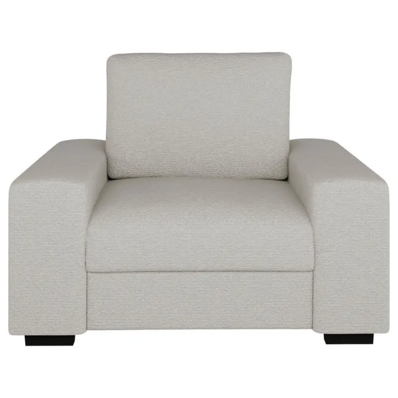 Sessel in Boucl&eacute; Beige