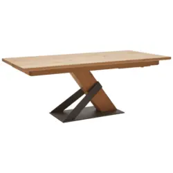 Esstisch in Holz, Metall 160/100/76,5 cm