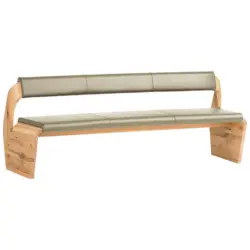 Sitzbank 207/84/70 cm in Eichefarben, Beige