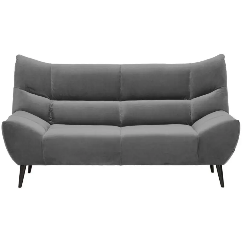 2-Sitzer-Sofa in Mikrofaser Grau
