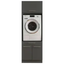 Waschmaschinenschrank 67,5/200/67,5 cm in Anthrazit