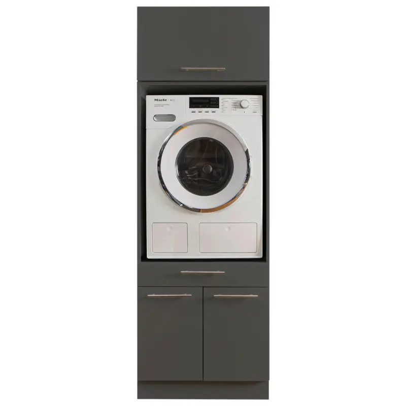Waschmaschinenschrank 67,5/200/67,5 cm in Anthrazit