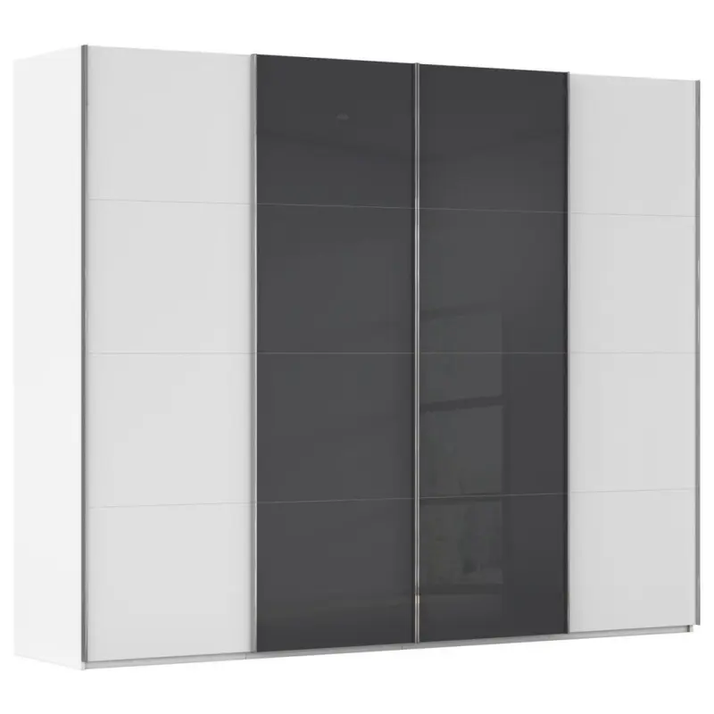 Schwebet&uuml;renschrank in Wei&szlig;