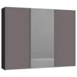 XXXLutz Lauterach - Ihr M&ouml;belhaus bei Bregenz Schwebet&uuml;renschrank in Schwarz, Dunkelgrau