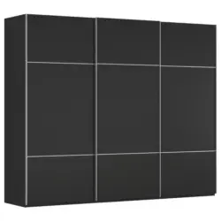 Schwebet&uuml;renschrank in Schwarz