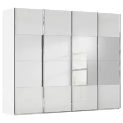 Schwebet&uuml;renschrank in Wei&szlig;